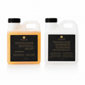 WOODCARE Onderhoudsset Naturel 2x 1 liter — zeep en onderhoudsolie voor geoliede houten vloeren